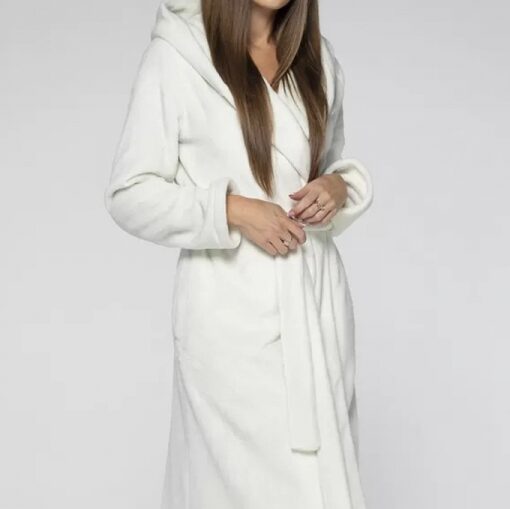  | &nbsp;&nbsp;Женский теплый халат Shato 2118 pearl white