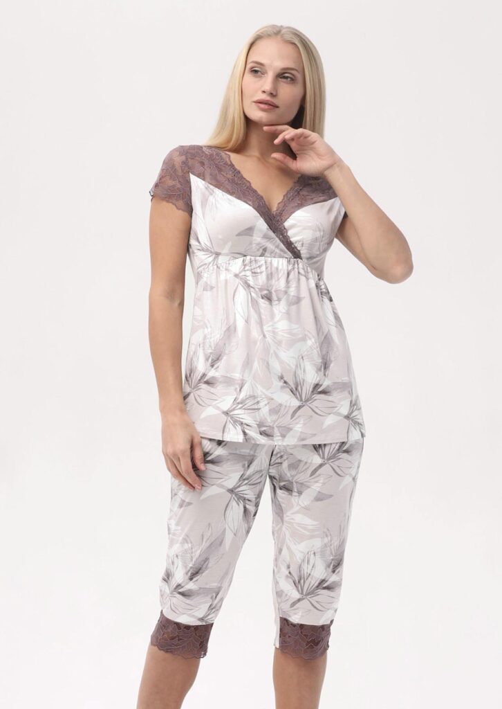 Женская пижама с бриджами 1366-60768