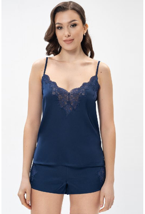 Женская пижама с шортами Shato 2408 navy blue