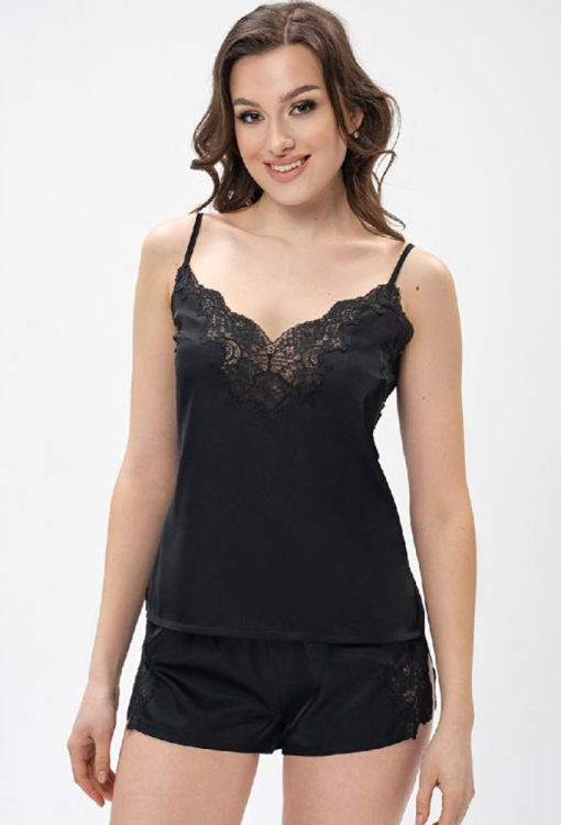 Женская пижама с шортами Shato 2408 black